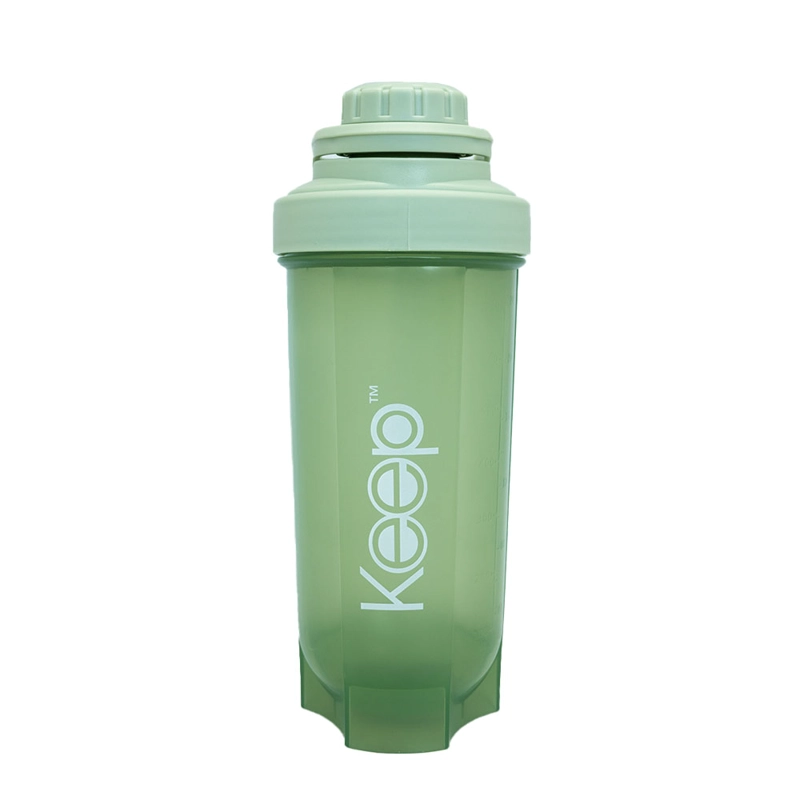BOTELLA SHAKER COLORES KEEP - PISTACHO - 1