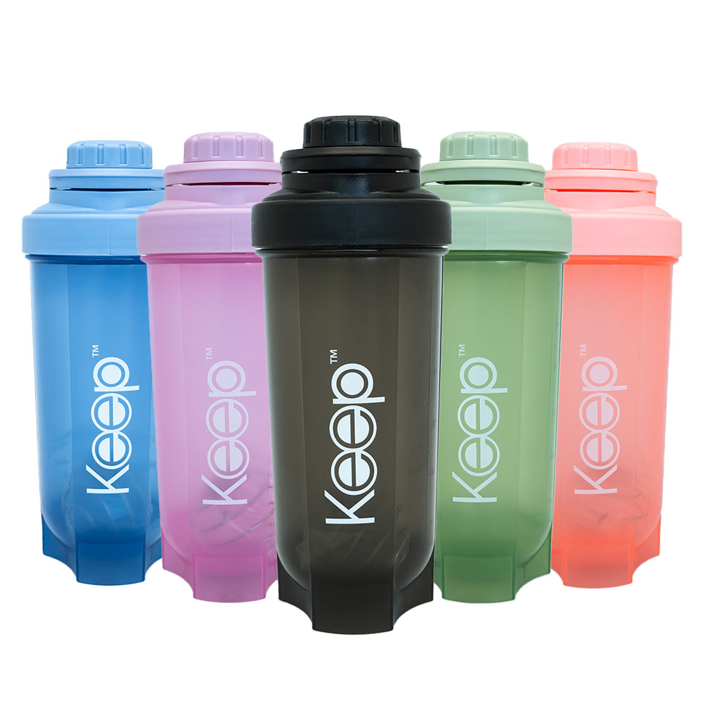 BOTELLA SHAKER COLORES KEEP - LAVANDA - 4