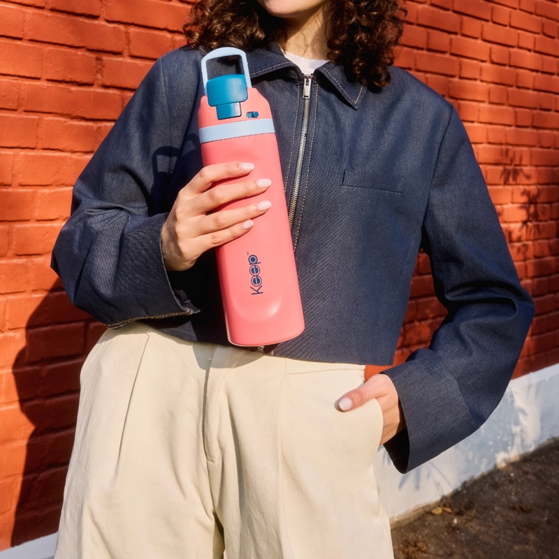 BOTELLA INSULADA FLASK 720 ML KEEP - CORAL - 5