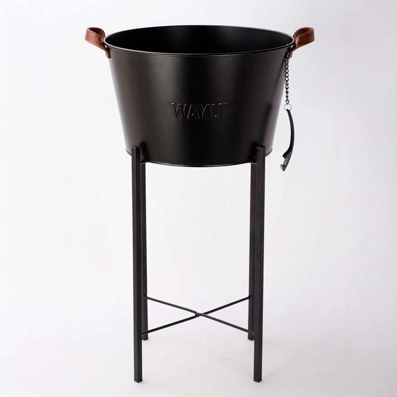 HIELERA METALICA RACK + ABRIDOR CERVEZA WAYU - 1