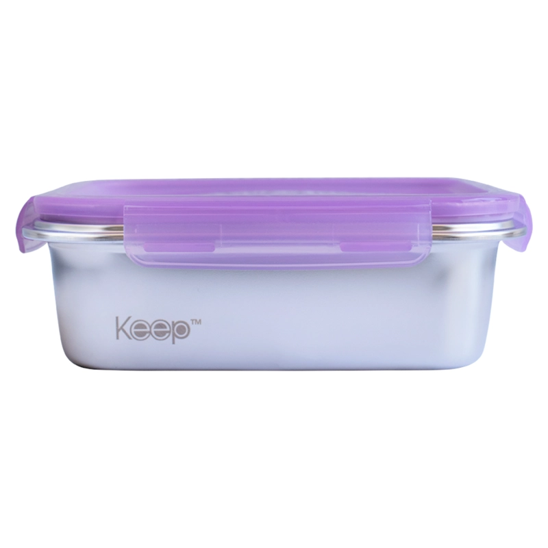 HERMETICO METALICO 1300ML KEEP - LILA - 4