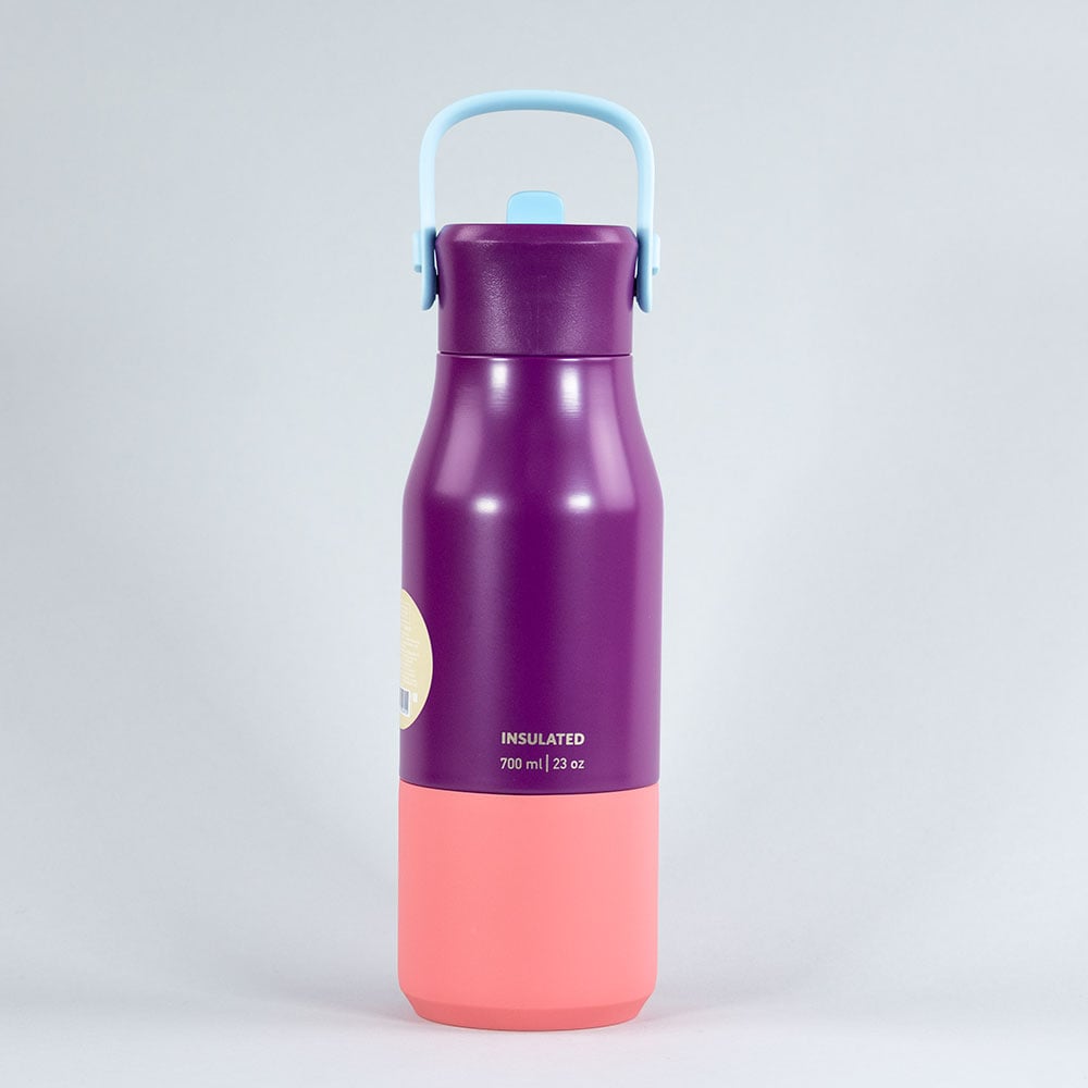 BOTELLA INSULADA COLORS 700ML FLASK KEEP MORADO - 4
