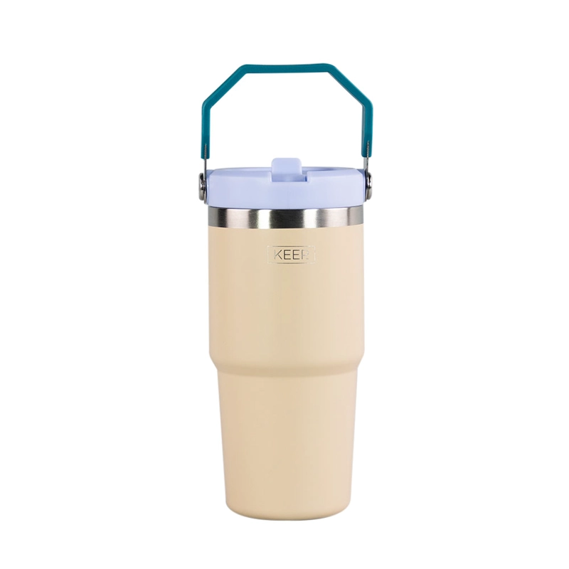BOTELLA INSULADA CON MANGO 590ML FLASK KEEP NUDE - 1