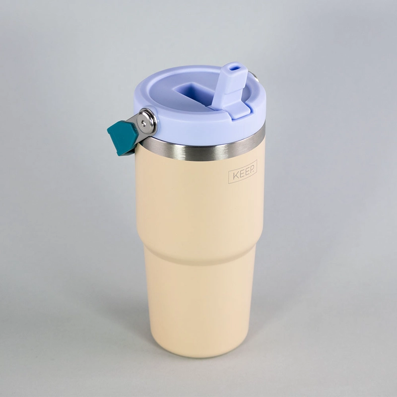 BOTELLA INSULADA CON MANGO 590ML FLASK KEEP NUDE - 3