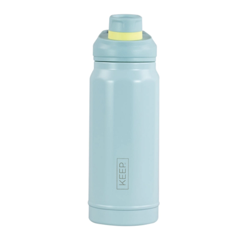 BOTELLA INSULADA STRAP 650ML FLASK KEEP CELESTE - 1
