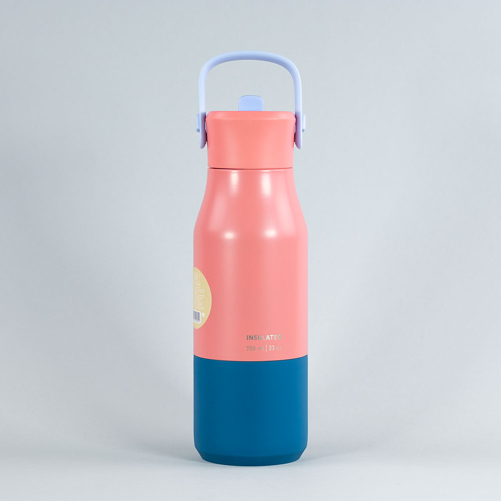 BOTELLA INSULADA COLORS 700ML FLASK KEEP CORAL - 4