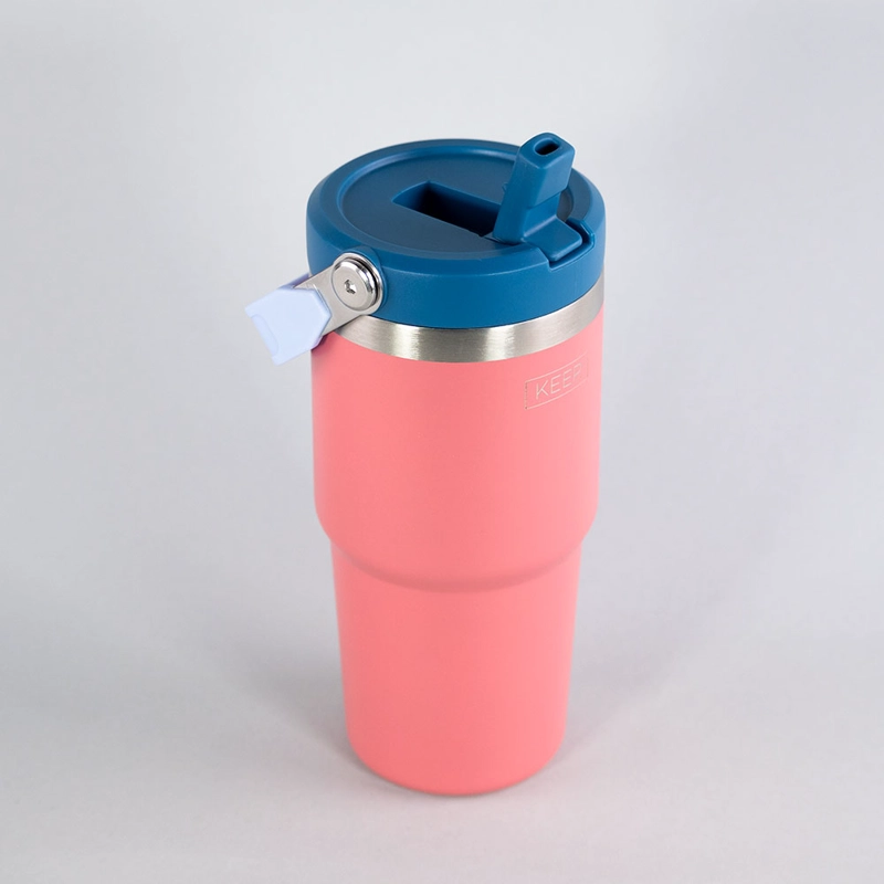 BOTELLA INSULADA CON MANGO 590ML FLASK KEEP CORAL - 2