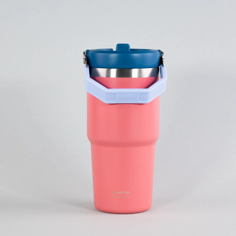 BOTELLA INSULADA CON MANGO 590ML FLASK KEEP CORAL - 3