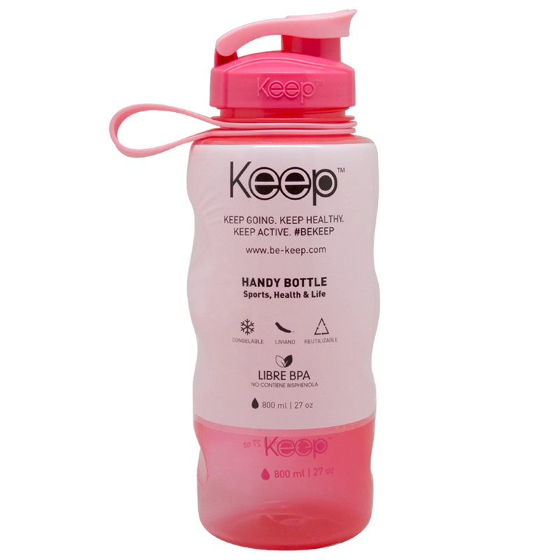 BOTELLA COLORES 800ML KEEP - ROSADO - 2