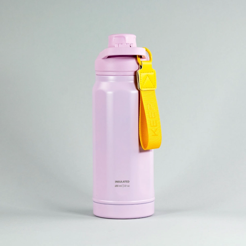 BOTELLA INSULADA STRAP 650ML KEEP ROSADO - 4