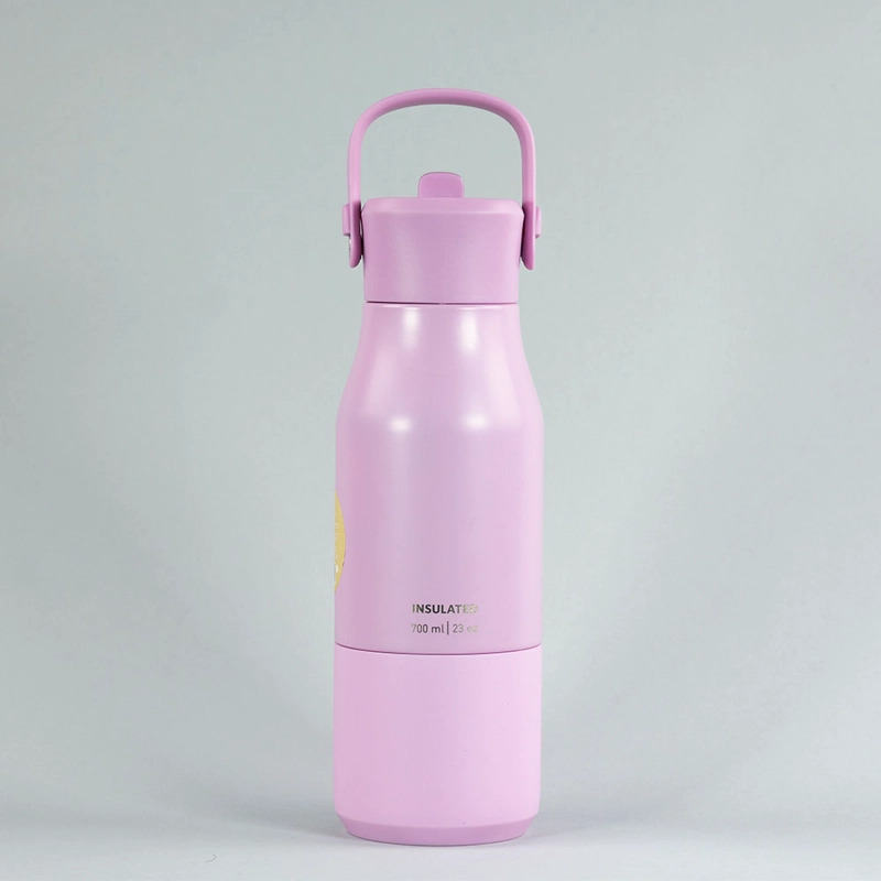 BOTELLA INSULADA COLORS 700ML KEEP ROSADO - 4
