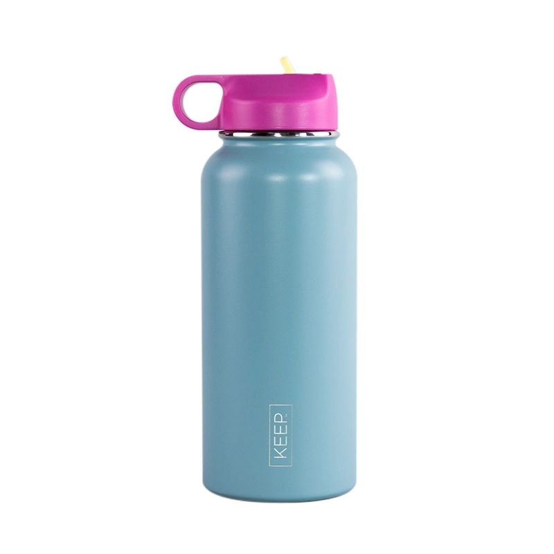 BOTELLA INSULADA 1L FLASK KEEP CELESTE - 1
