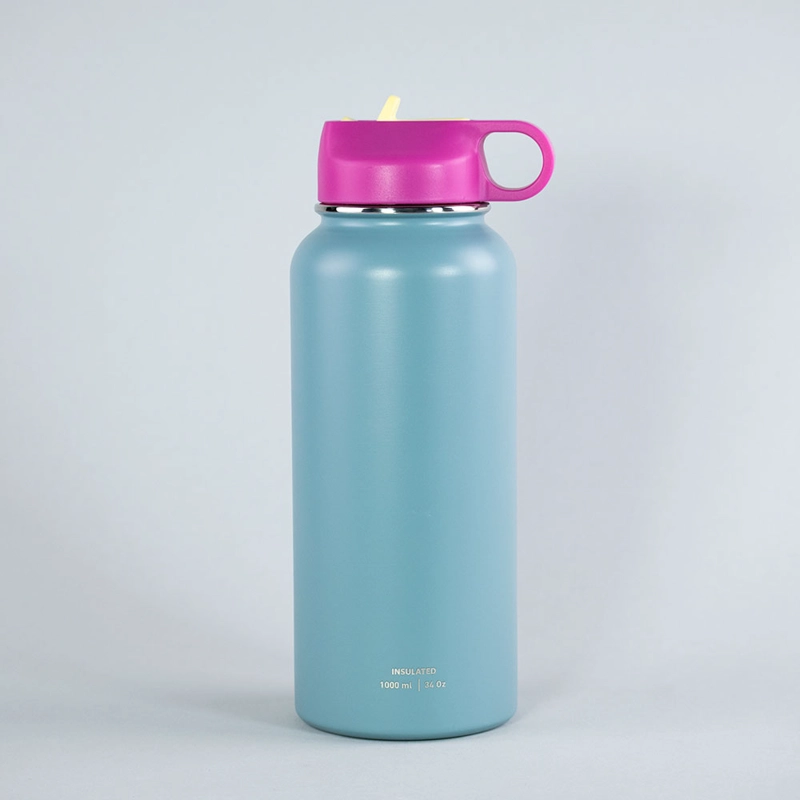 BOTELLA INSULADA 1L FLASK KEEP CELESTE - 2