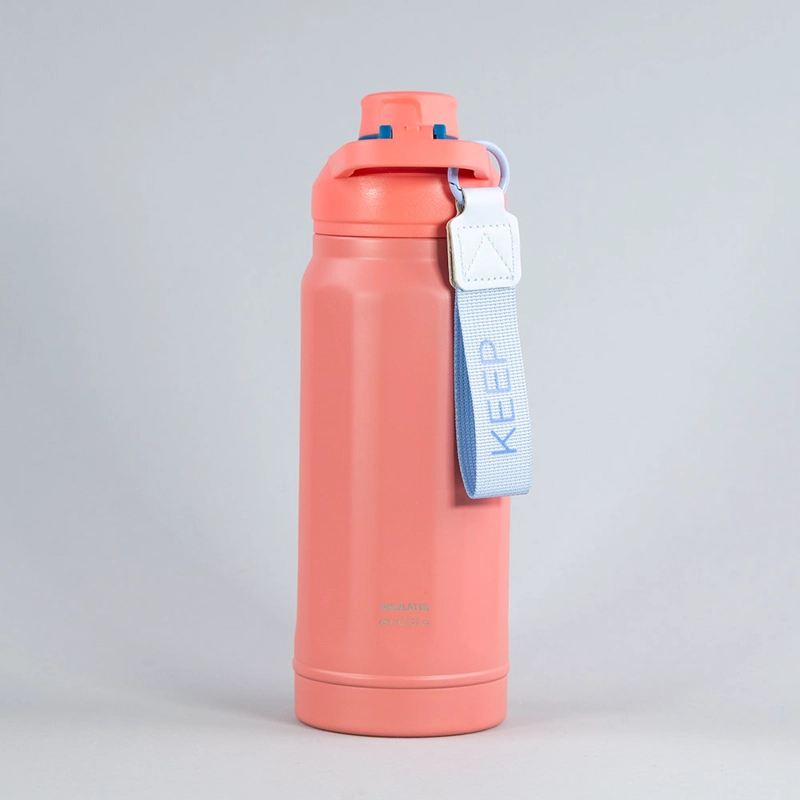 BOTELLA INSULADA STRAP 650ML FLASK KEEP CORAL - 4