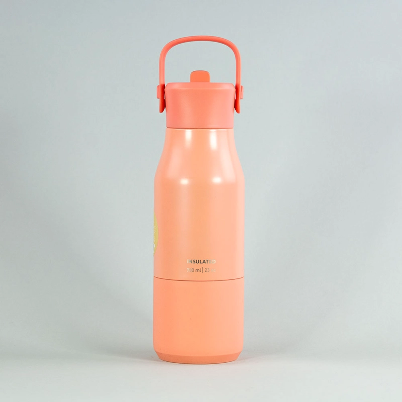 BOTELLA INSULADA COLORS 700ML KEEP CORAL - 4
