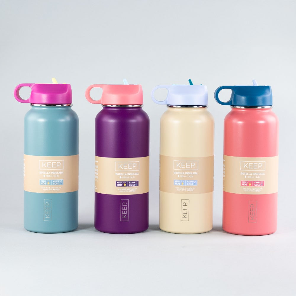 BOTELLA INSULADA 1L FLASK KEEP CORAL - 3