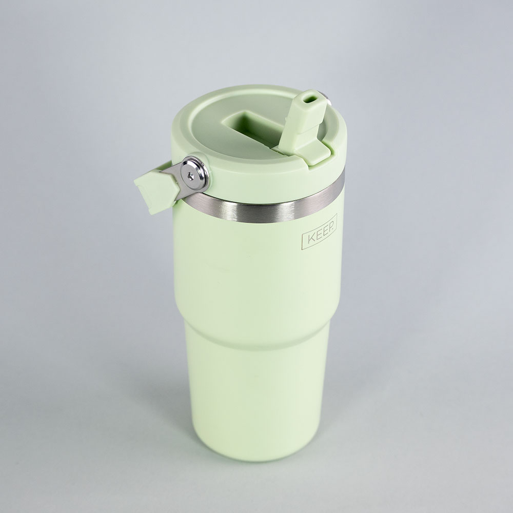 BOTELLA INSULADA CON MANGO 590ML KEEP PISTACHO - 2