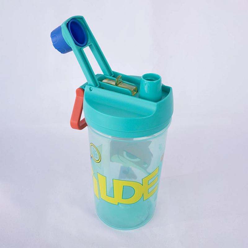 BOTELLA DE DOBLE TAPA ZOOTOPIA - CELESTE - 2