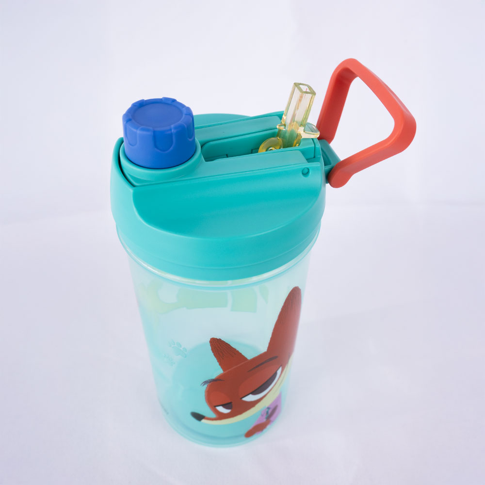 BOTELLA DE DOBLE TAPA ZOOTOPIA - CELESTE - 3