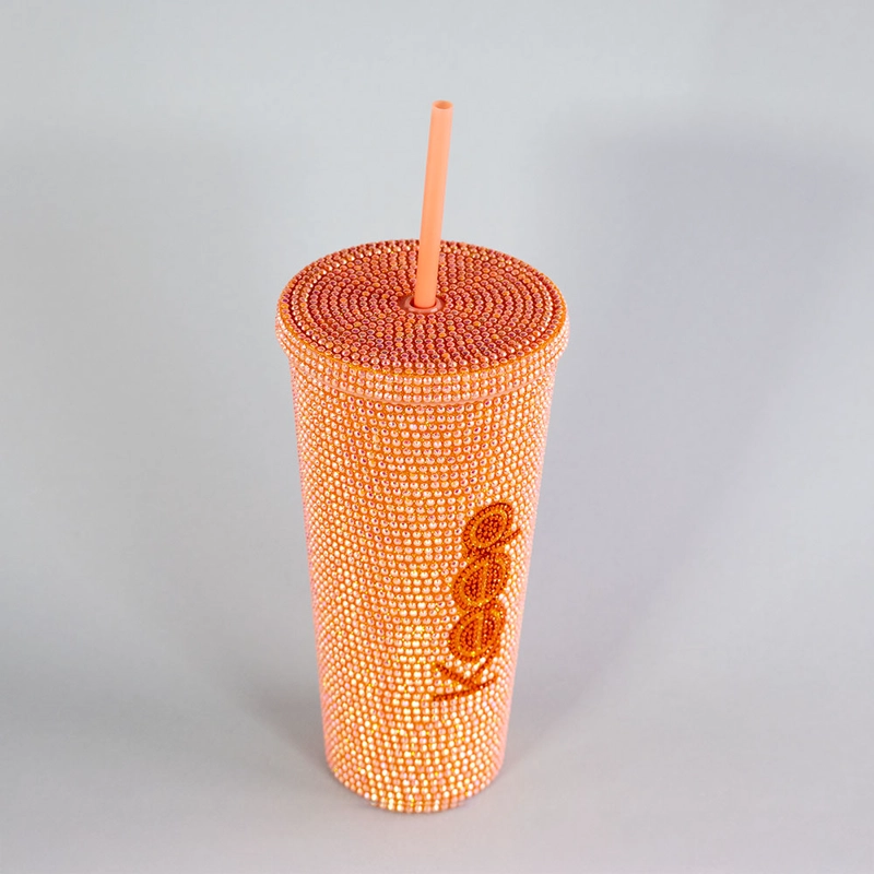 VASO TUMBLER SHINNY 650ML CORAL - 4