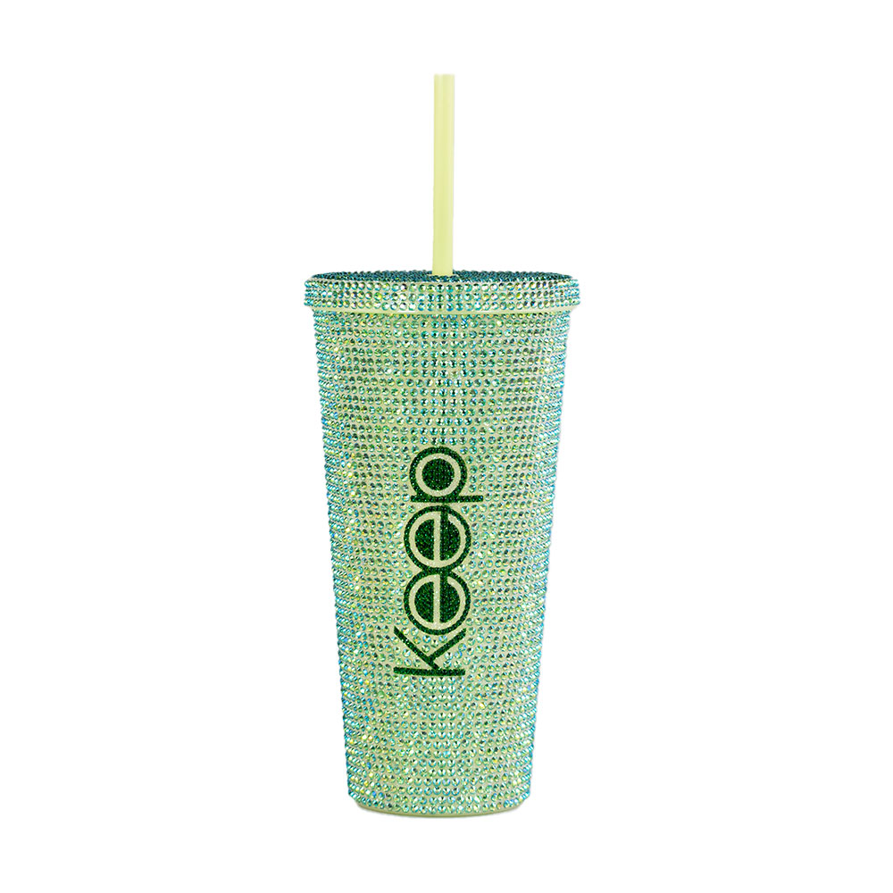 VASO TUMBLER SHINNY 650ML PISTACHO - 1