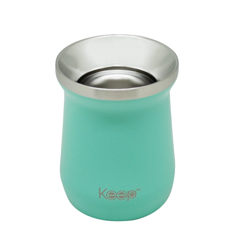 MATE CAJA HAMMERED KEEP 300ML CELESTE - 1