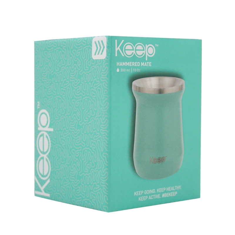 MATE CAJA HAMMERED KEEP 300ML CELESTE - 4