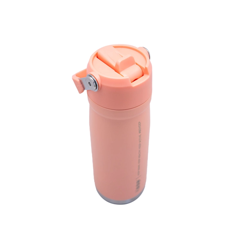 BOTELLA INSULADA CON MANGO 650 ML KEEP CORAL - 2