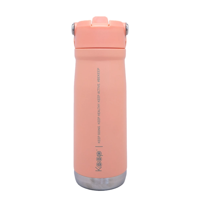BOTELLA INSULADA CON MANGO 650 ML KEEP CORAL - 3