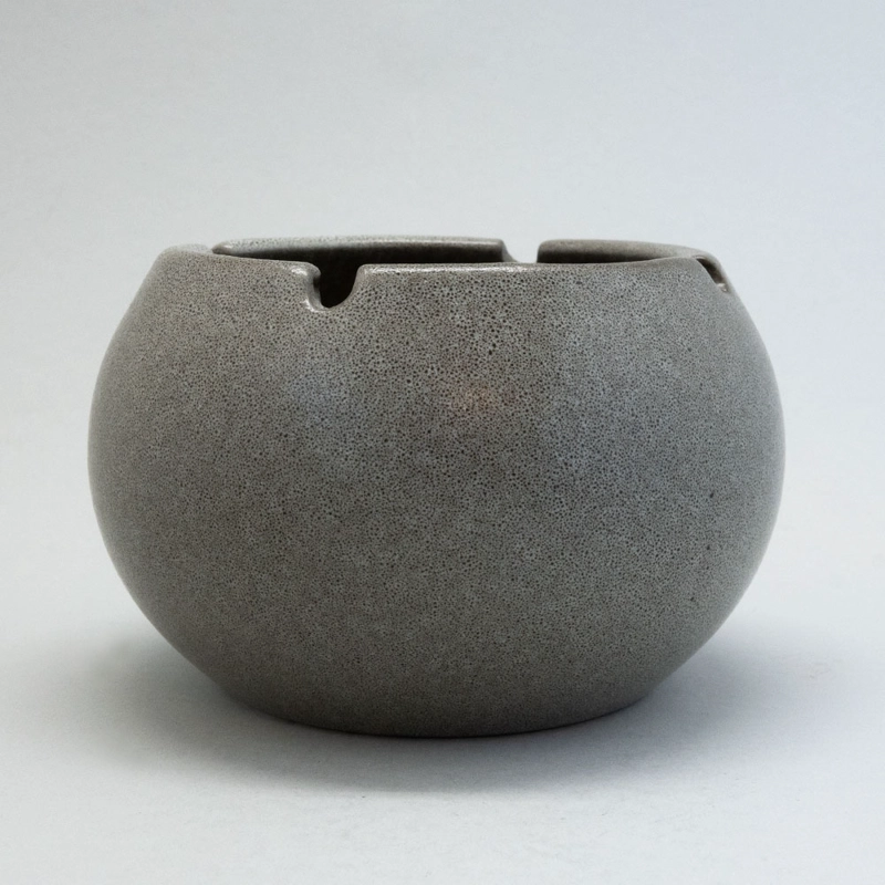 CENICERO PORCELANA GRIS WAYU - 1