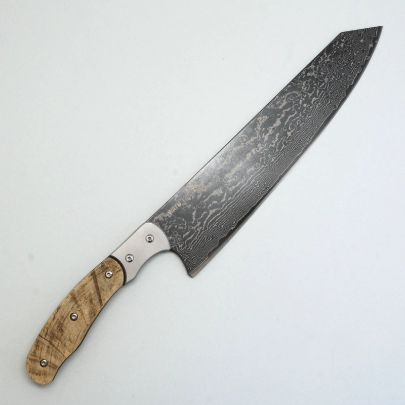 CUCHILLO CAVEMAN DAMASCUS WAYU - 1