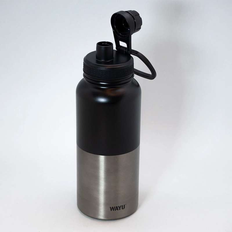 BOTELLA 1 LITRO INSULATED BLACK WAYU - 4