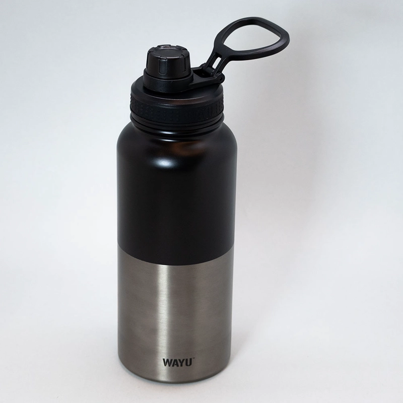 BOTELLA 1 LITRO INSULATED BLACK WAYU - 5