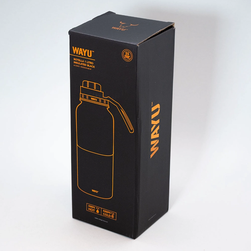 BOTELLA 1 LITRO INSULATED BLACK WAYU - 6