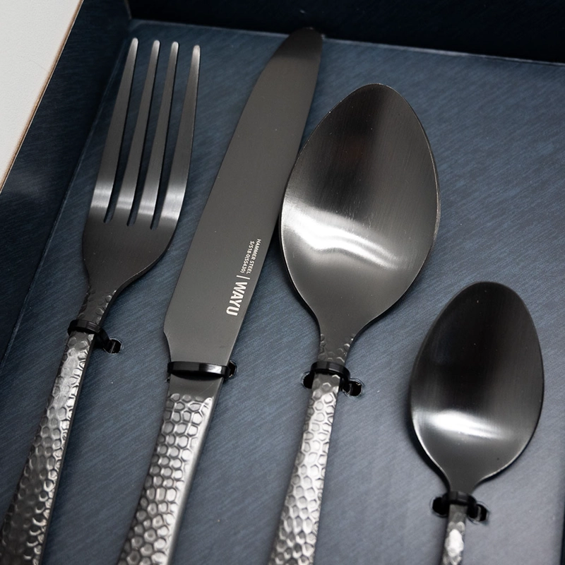 SET CUBIERTOS HAMMER 16 PCS WAYU-GRIS - 1
