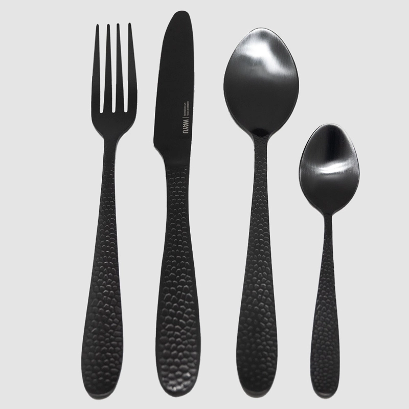SET CUBIERTOS HAMMER 16 PCS WAYU-GRIS - 4