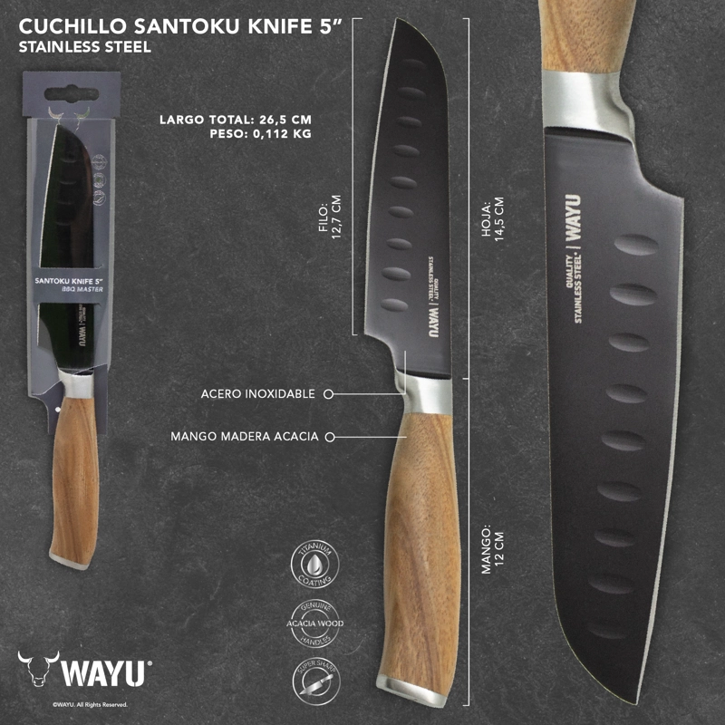 CUCHILLO SANTOKU - 4