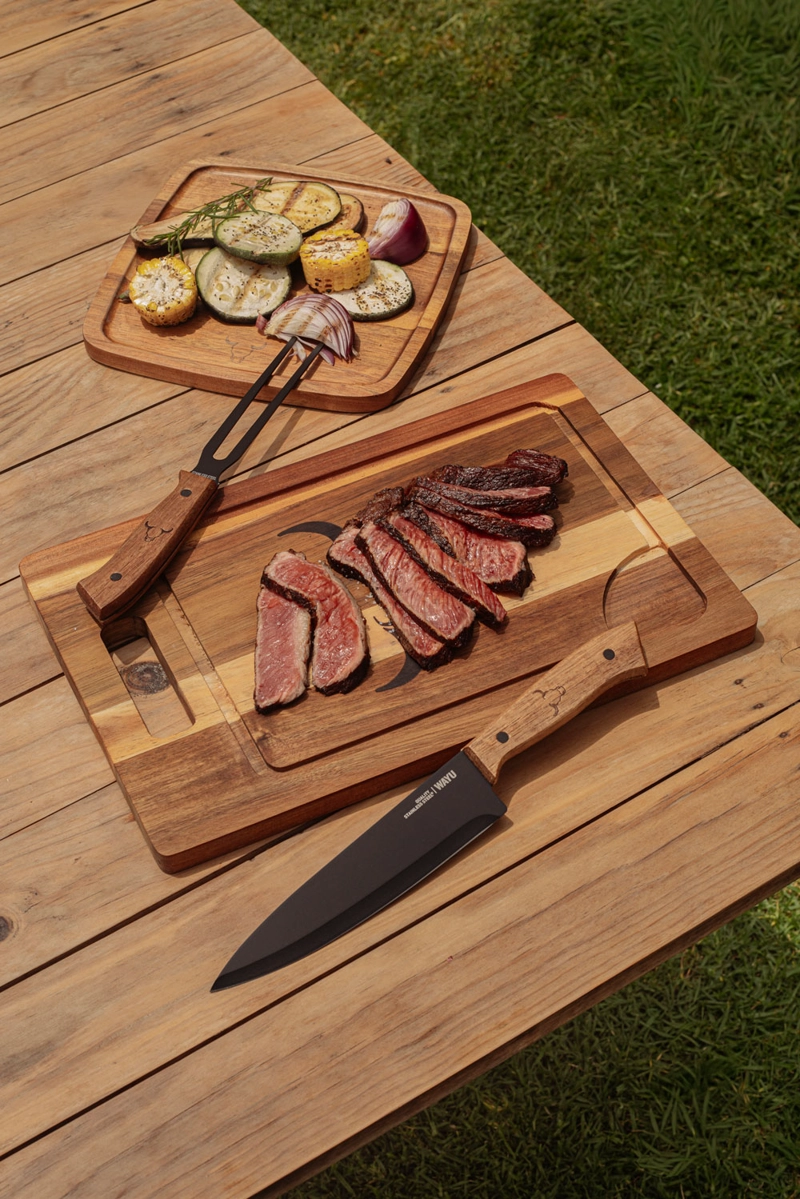 SET TABLA CUCHILLO TENEDOR PRM WAYU - 2