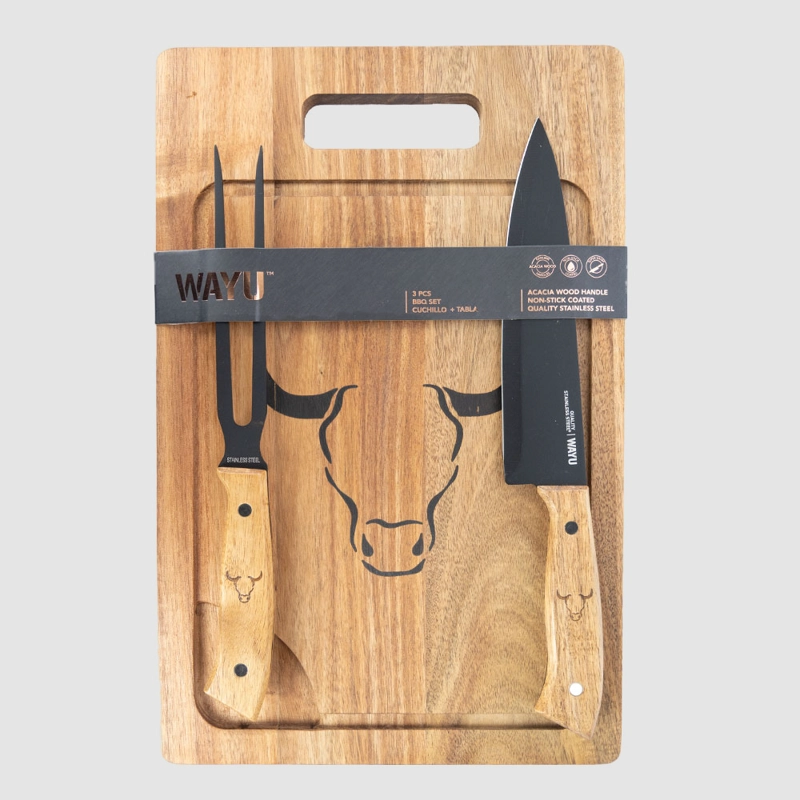 SET TABLA CUCHILLO TENEDOR PRM WAYU - 5