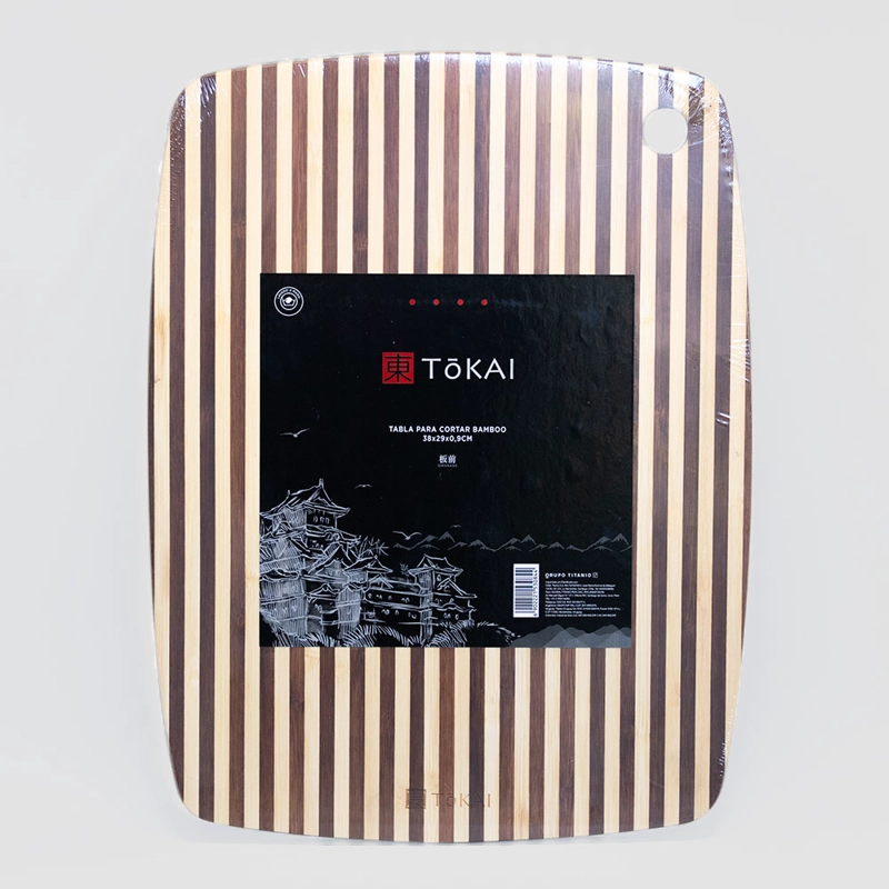 TABLA DE CORTAR BAMBOO 38CM TOKAI - 1