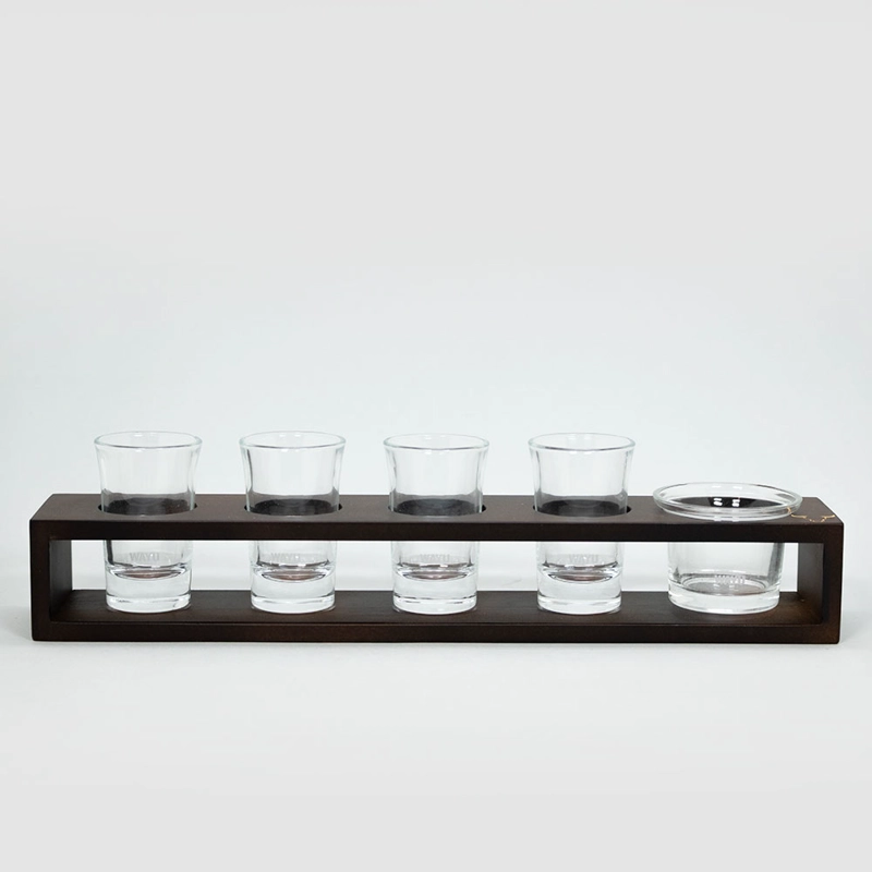 SET VASOS SHOT CON BANDEJA WAYU - 1
