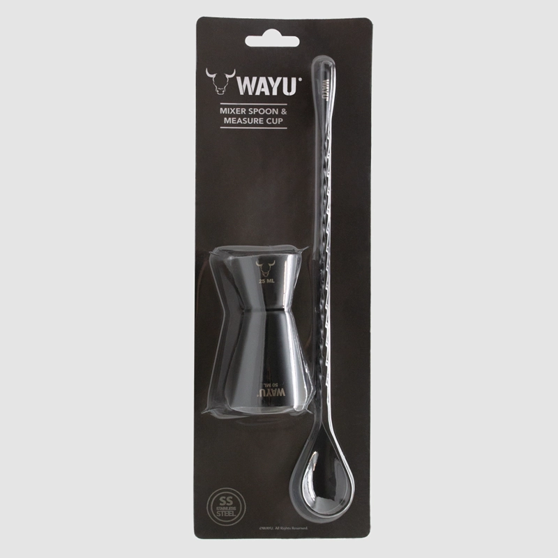 SET DE MEDIDOR Y CUCHARA COCTEL WAYU - 3