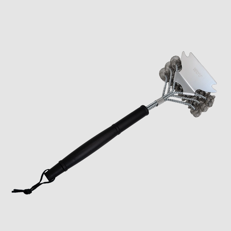 CEPILLO LIMPIA PARRILLAS CON RASPADOR WAYU - 1