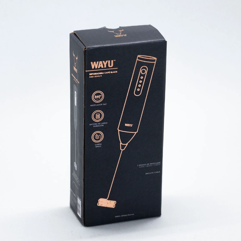 ESPUMADERA CAFE  BLACK WAYU - 5