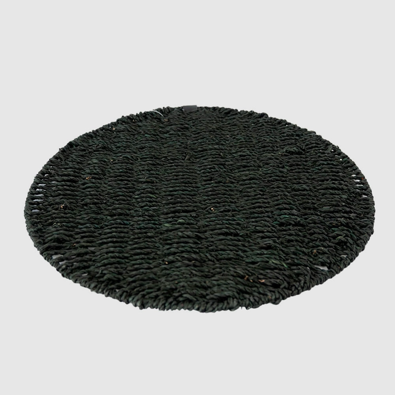INDIVIDUAL RENDONDO TRENZADO BLACK WAYU - 3