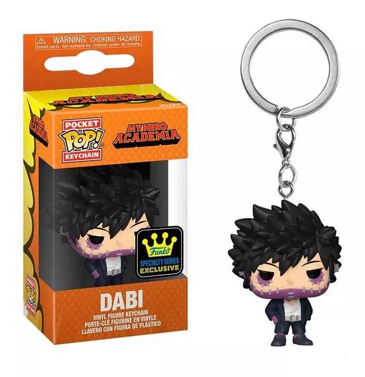 FUNKO POP NEGRO LLAVERO MY HERO ACADEMIA DABI ESPECIAL - 1