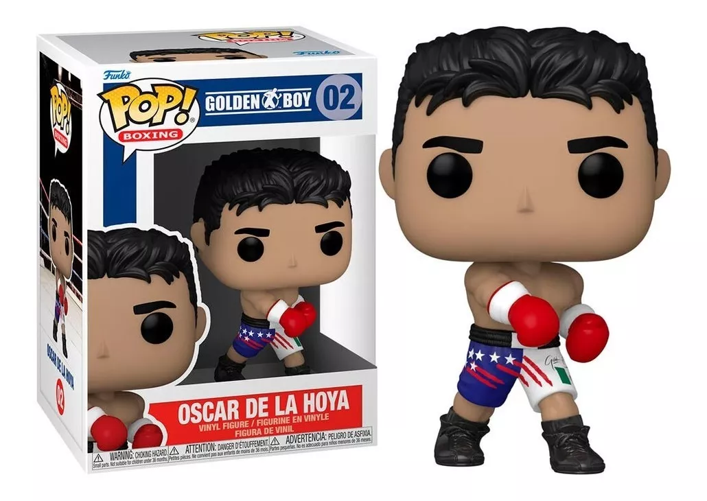 FUNKO POP NEGRO - GOLDEN BOY - OSCAR DE LA HOYA (02) - 1