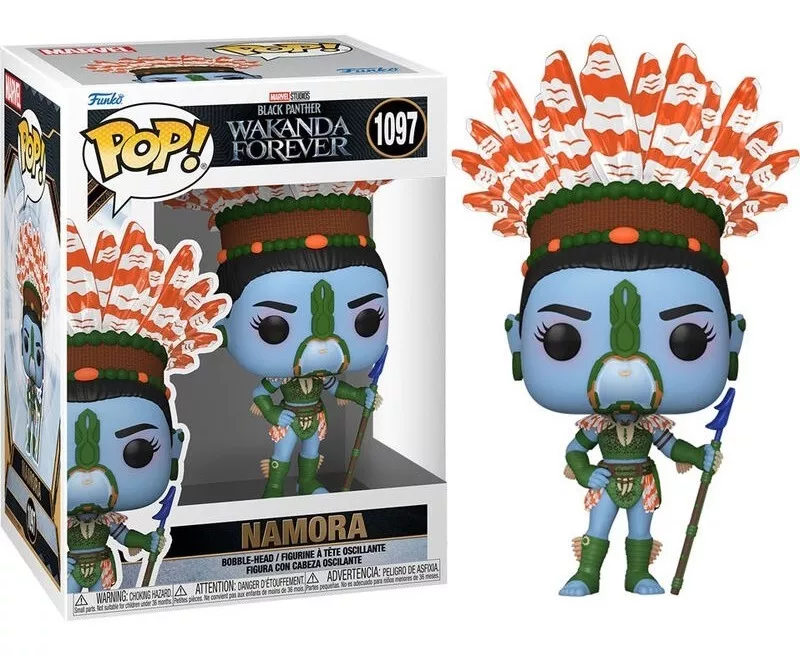 FUNKO POP NEGRO - MARVEL - WAKANDA FOREVER - NAMORA (1097) - 1