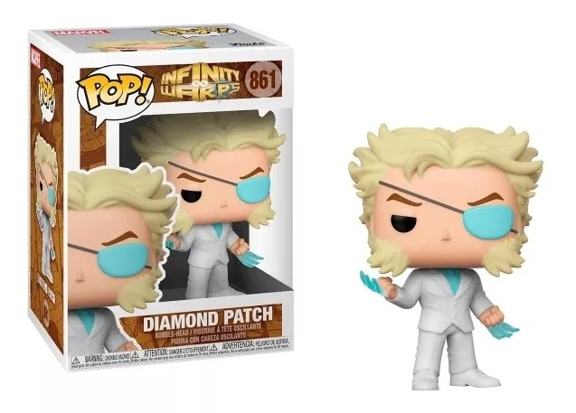 FUNKO POP NEGRO ! MARVEL INFINITY WARPS DIAMOND PATCH - 1