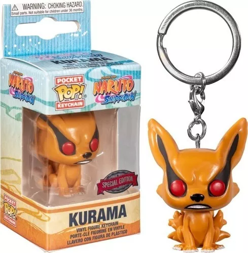 FUNKO POP NEGRO LLAVERO ANIME NARUTO KURAMA SPECIAL EDITION - 1